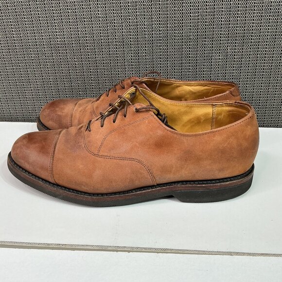 Cole Haan Other - Cole Haan Leather Oxford Dress Shoes In Burnished Tan Suede